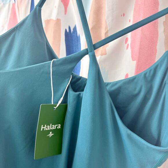 Halara SoftlyZero Plush Backless Active Dress-Easy Peezy Edition Quetzal Green - Picture 15 of 16